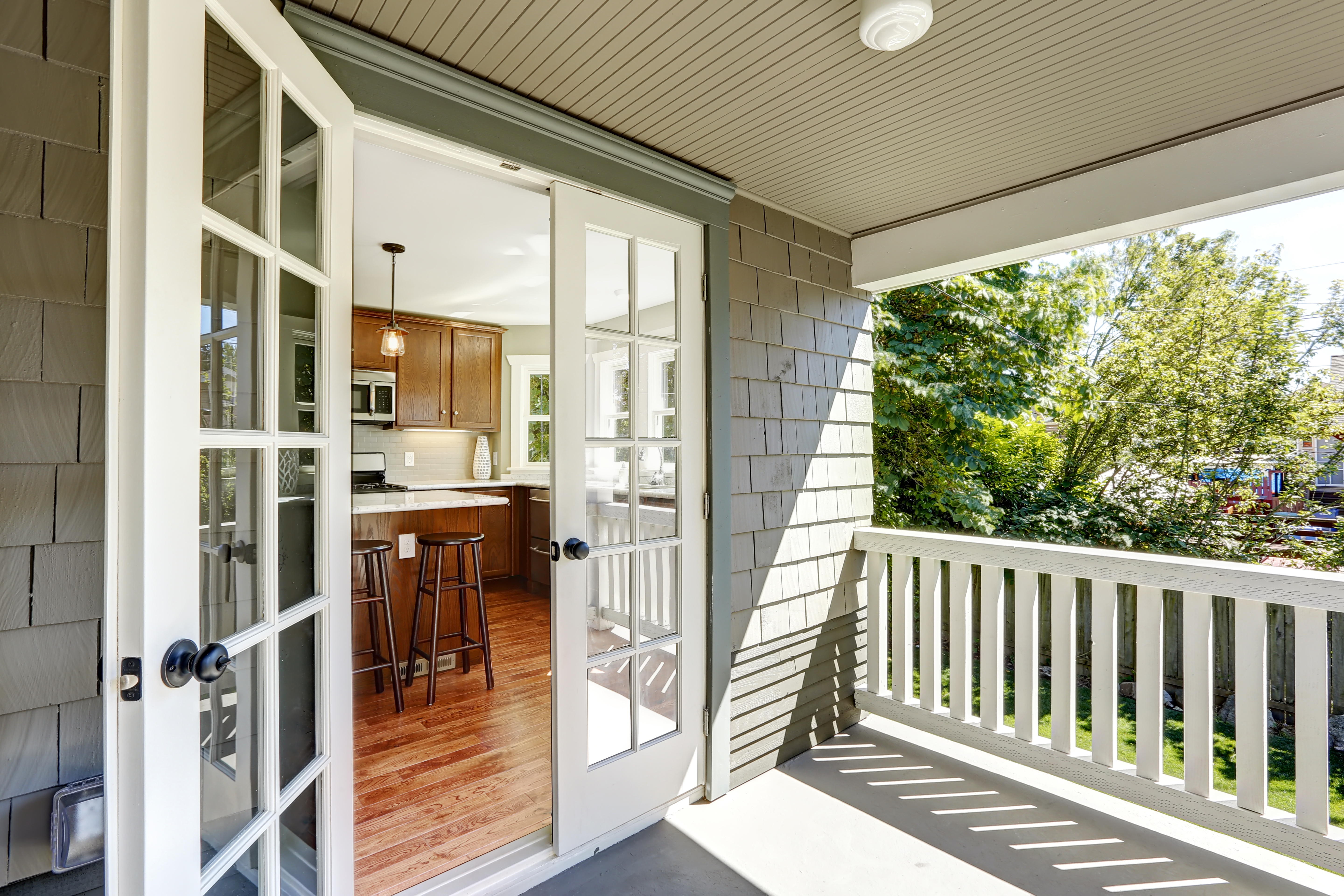 Home Deck and Kitchen