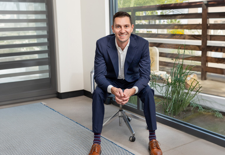 Dallas Peagler at Real Estate Office